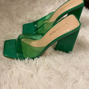 Liliana Emerald Green Heels